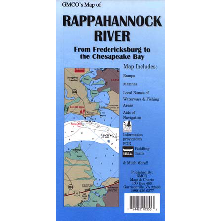 Rappahannock River Navigation Chart